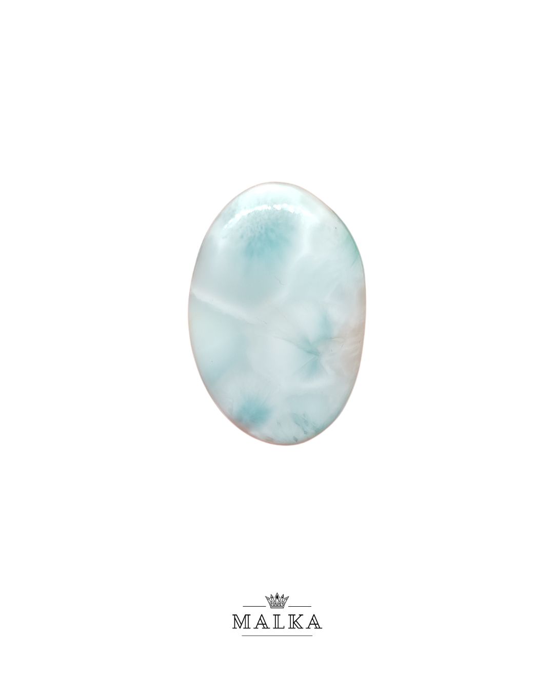 32mm Larimar Cabochon – Oval Shape