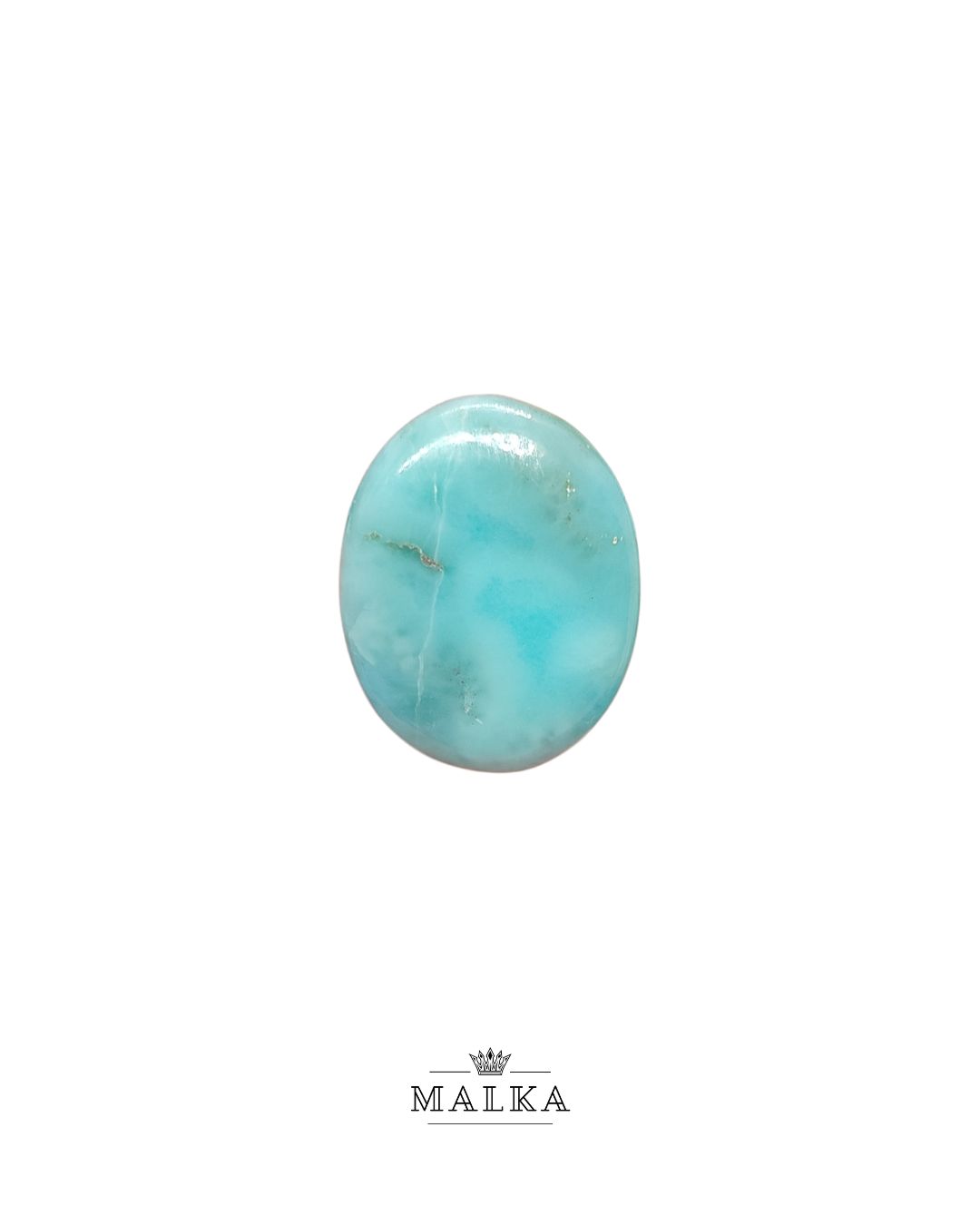 26mm Larimar Cabochon – Oval Shape