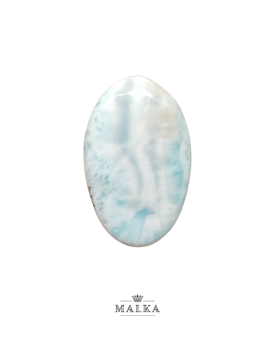 48mm Larimar Cabochon – Oval Shape